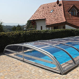 low level pool enclosure