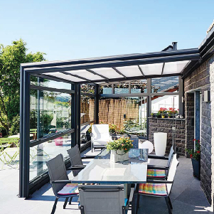 sliding pergola