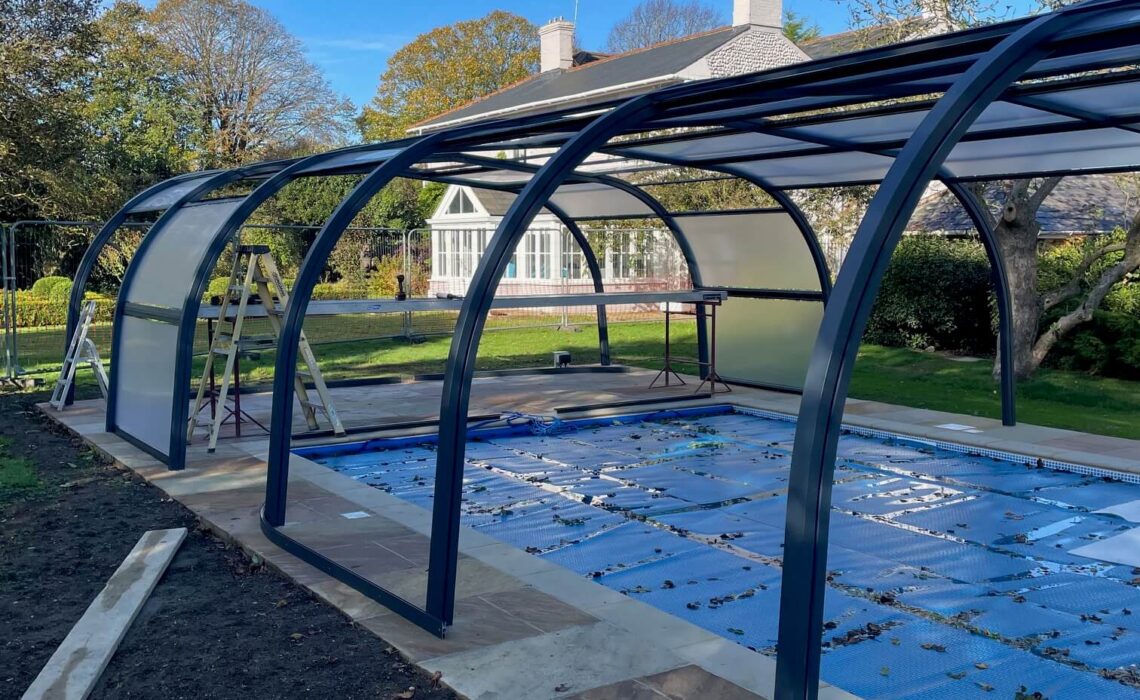 Galaxy Pool Enclosure Installation, Suffolk
