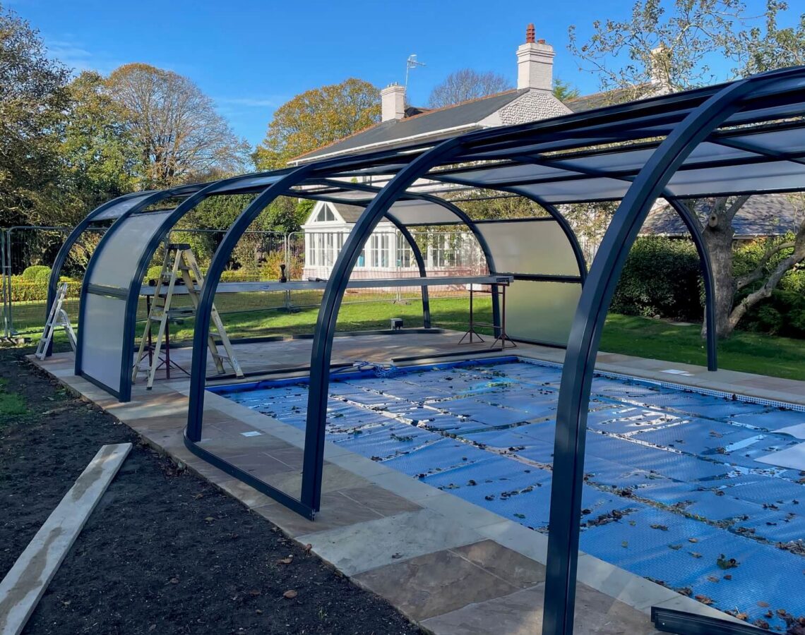 Galaxy Pool Enclosure Installation, Suffolk