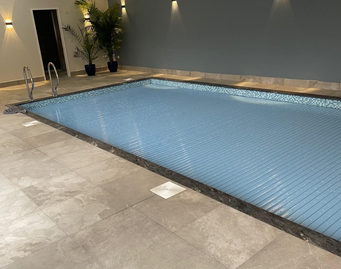Slatted Reel Pool Cover Installation, South London
